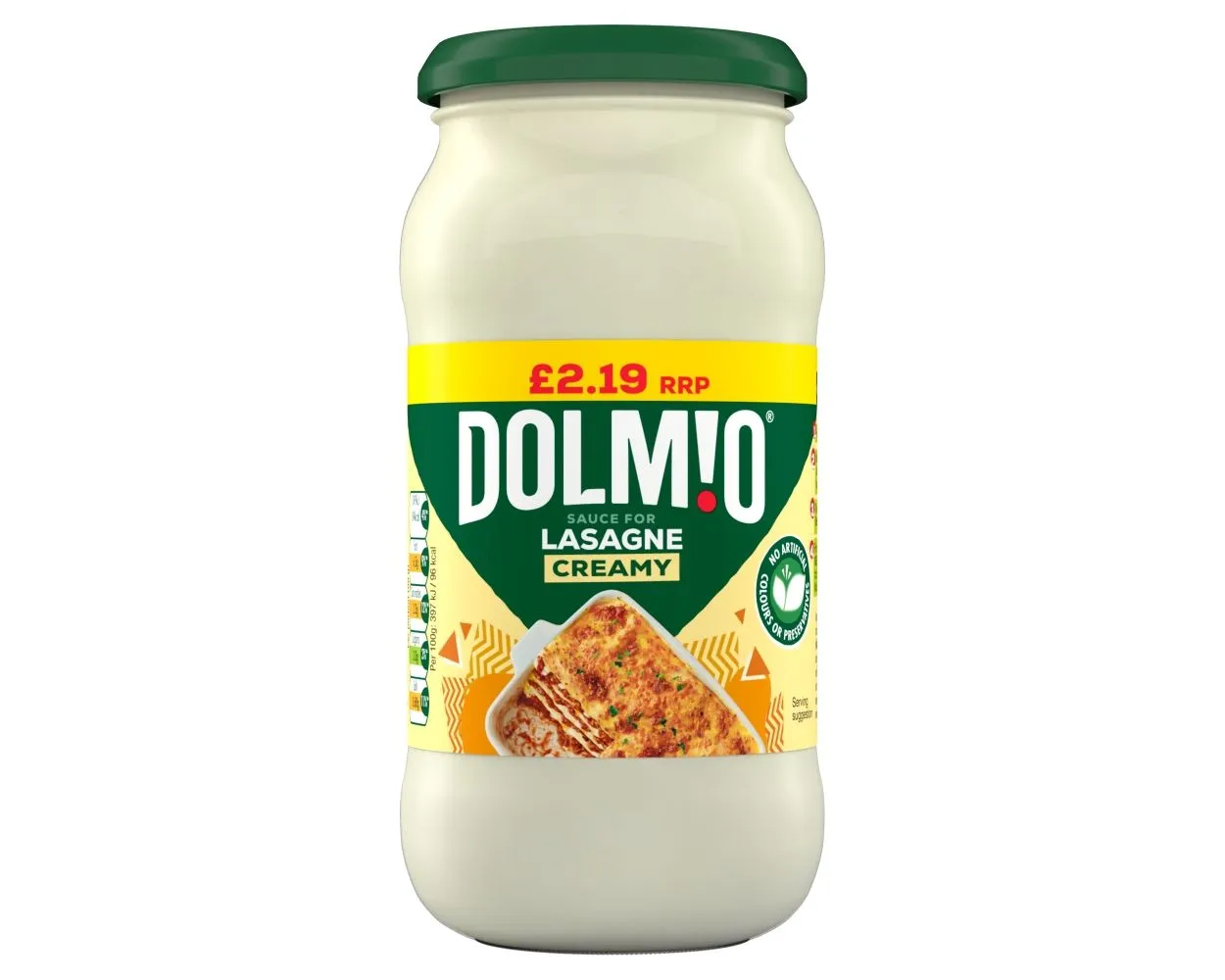 Dolmio lasagne crm pm £2.19
