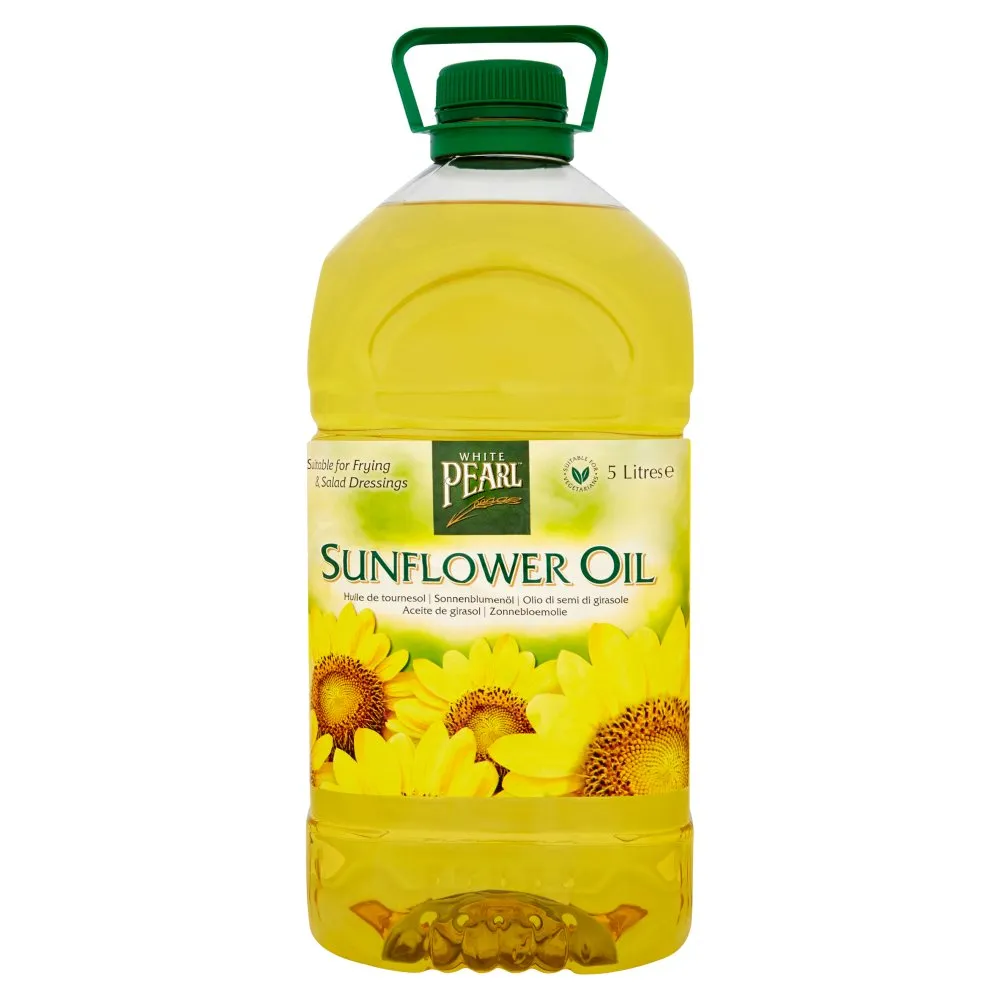 White pearl sunflower oil