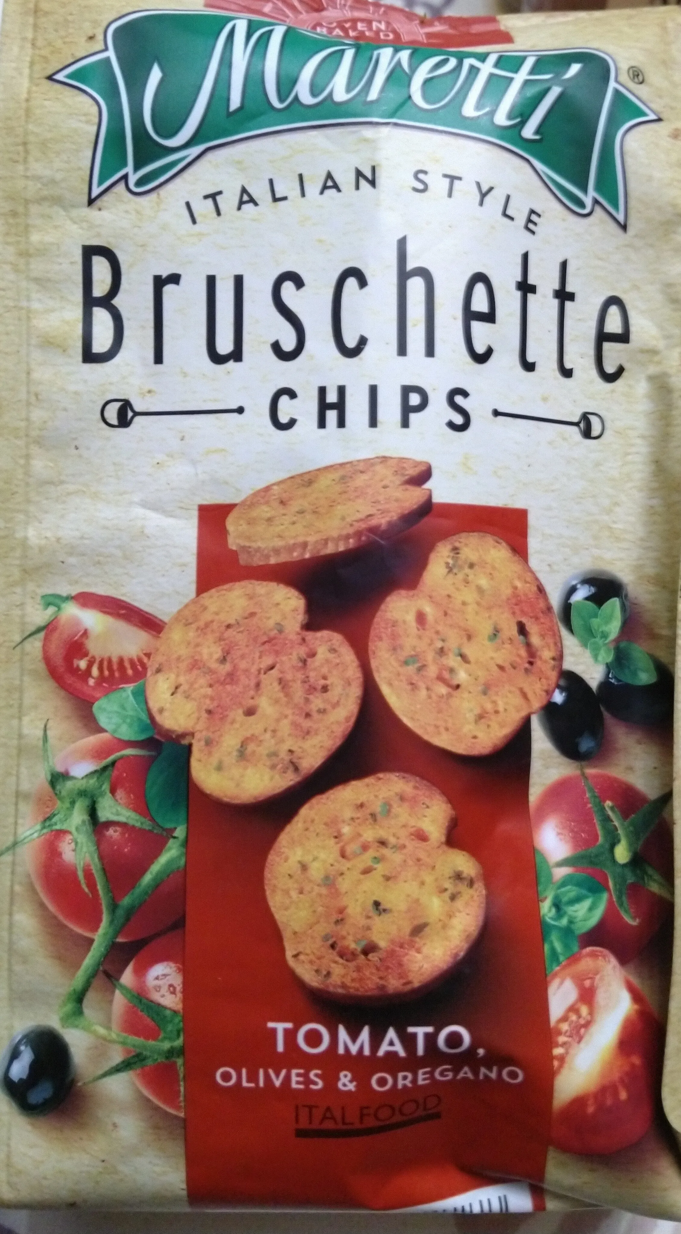 [904897] Maretti Bruschette Tomato Olives & Oregano