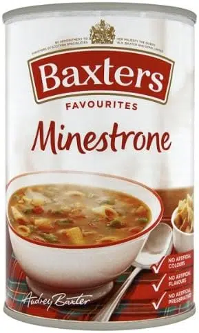 Baxters Minstrone Soup PM £1.99