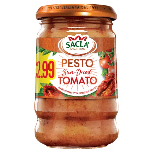 Sacla Sundried Tomato Pesto PM £2.99