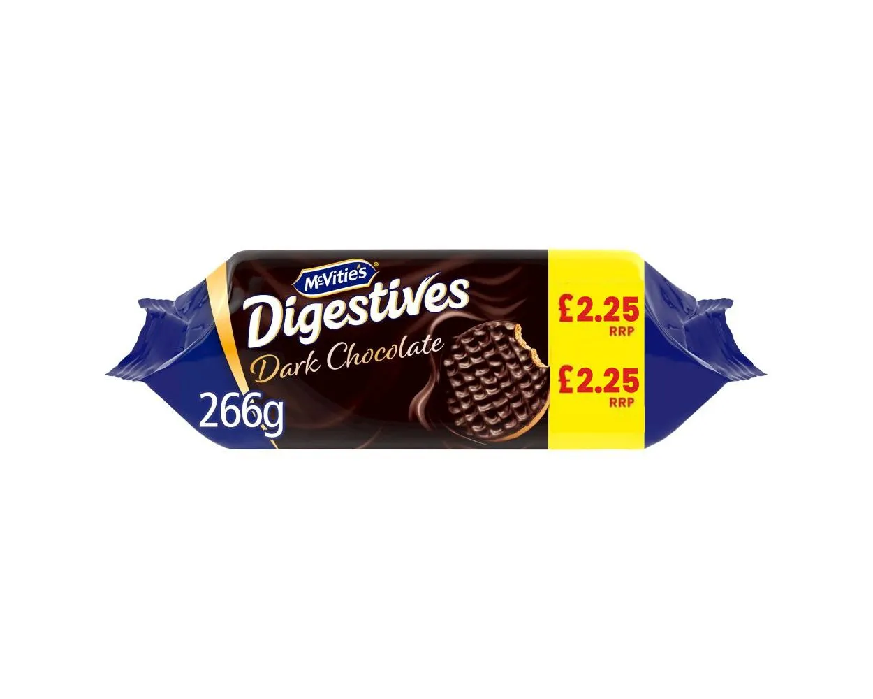 Mcvities dark choc digestive pmp £2.25
