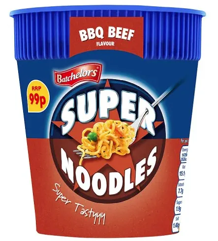 Batchelors S/noodles Bbq Pot PM .99p
