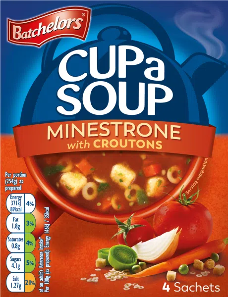 Batchelors cup a soup minestrone