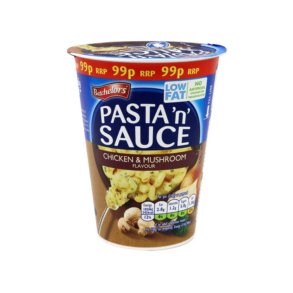 Batchelors pasta n sauce chick mushroom