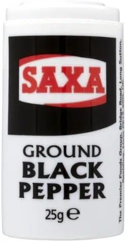 Saxa Ground Black Pepper