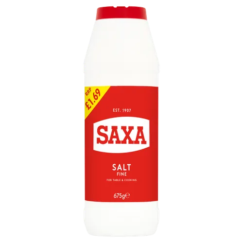 Saxa table salt pmp £1.69 (poly bottle)