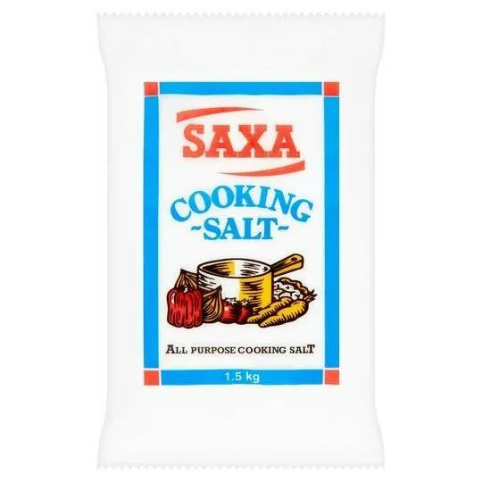Saxa cooking salt bag