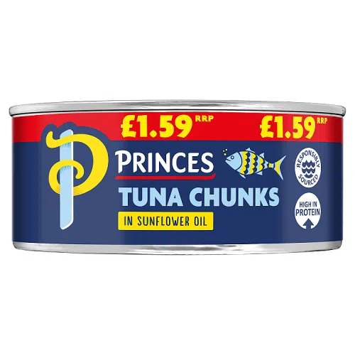 Princes Tuna Chunks In Sunflower Oil PM £1.59