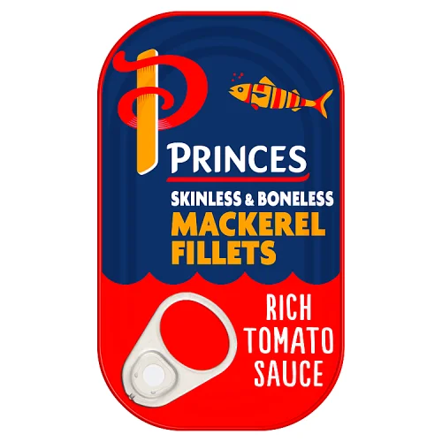 Princes mackerel fillets in tomato