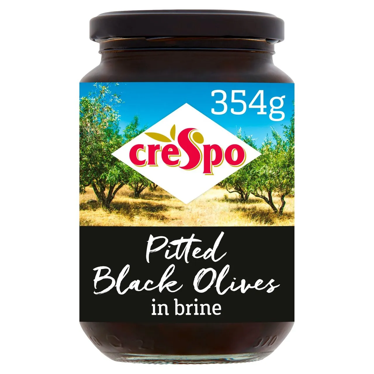 Crespo pitted black olives