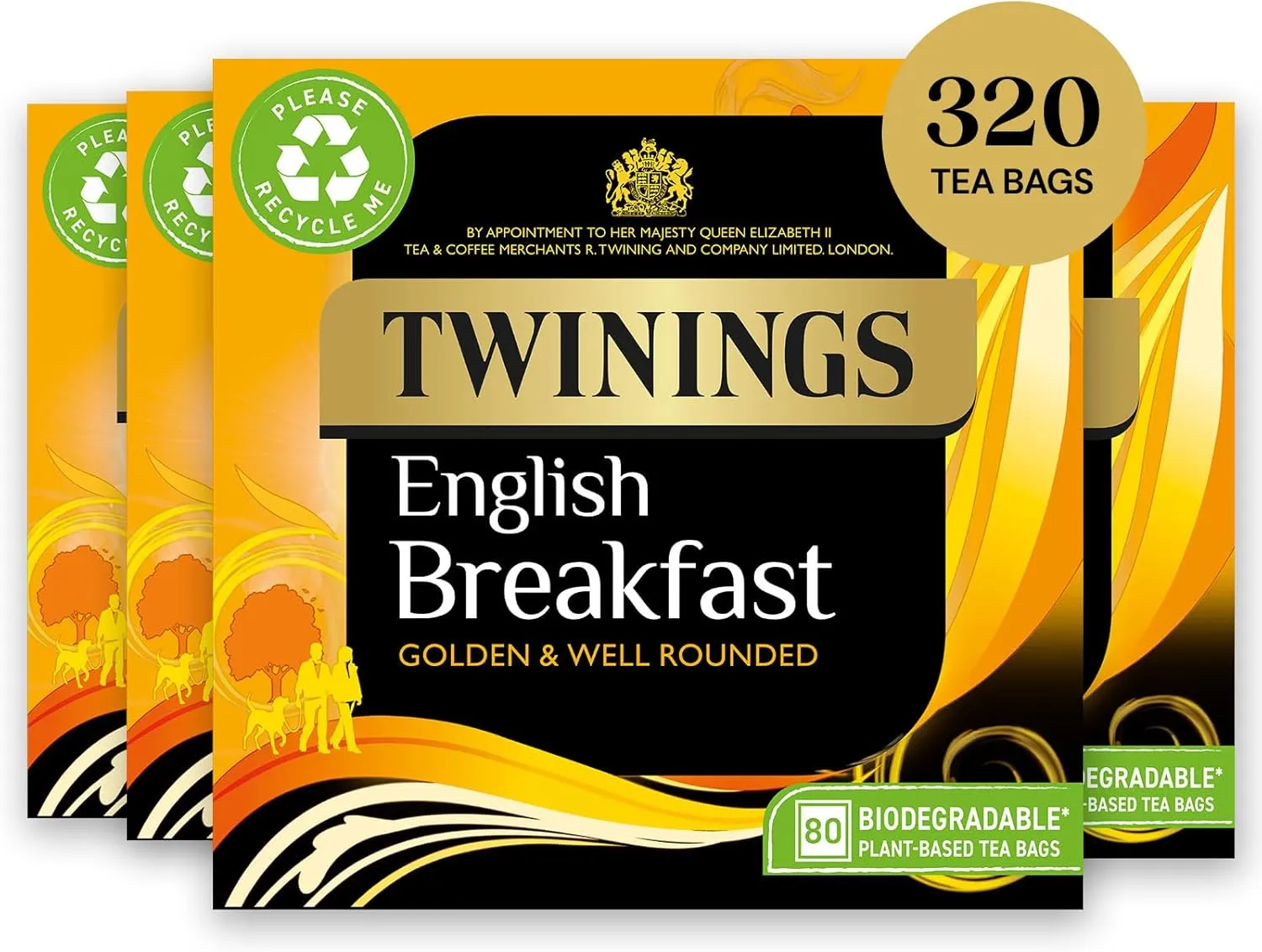 Twinings english breakfast tea80's