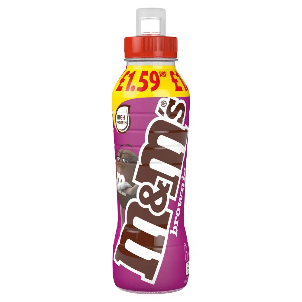 M & M Choc Brownie Sc Milkshake PM £1.59