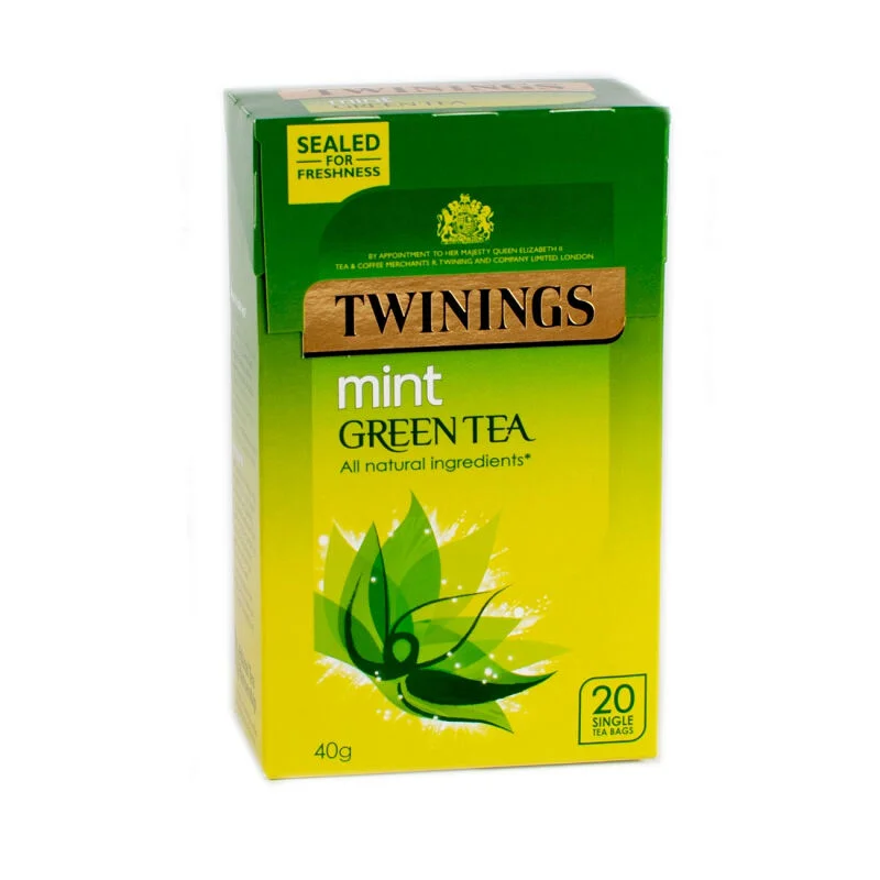 Twinings pure green tea mint
