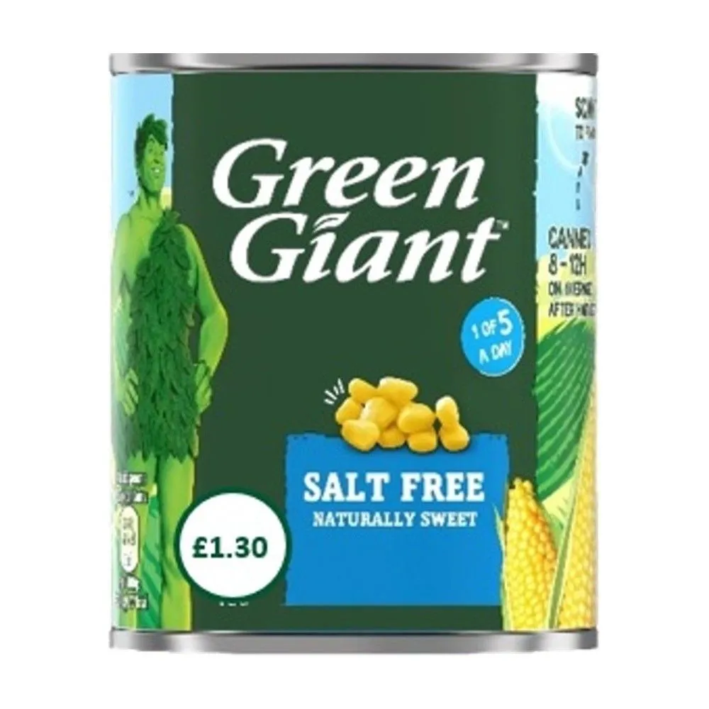 Green giant original corn £1.30 pmp