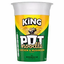 King Pot Noodle Chicken & Mushroom
