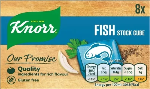 Knorr stock cubes fish 8s