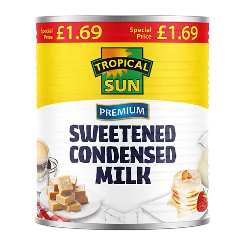 Tropical Sun Condensed Milk PM £1.69