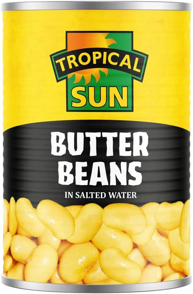 Tropical Sun Butter Beans Can