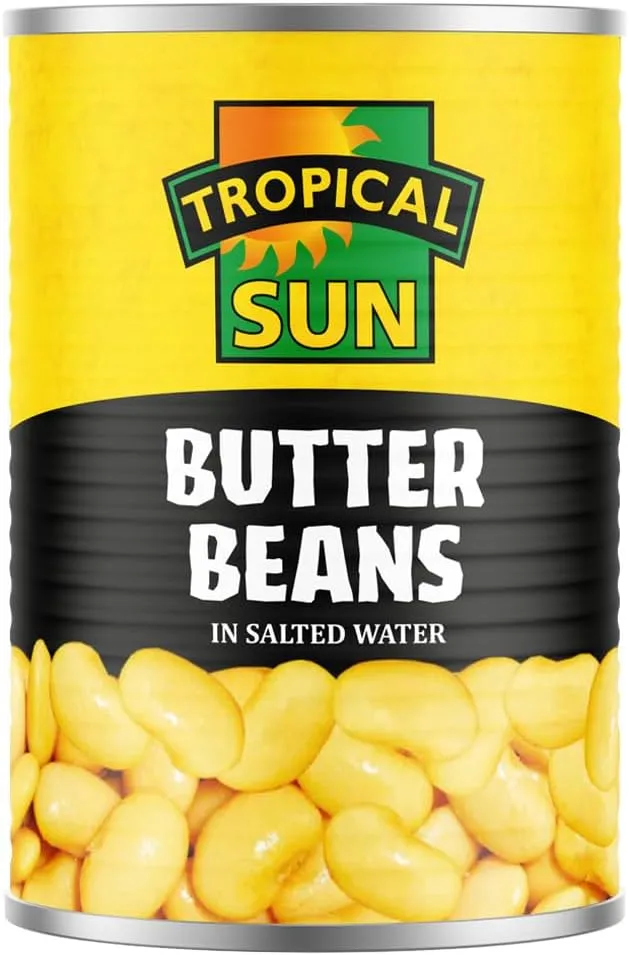 Tropical sun butter beans can