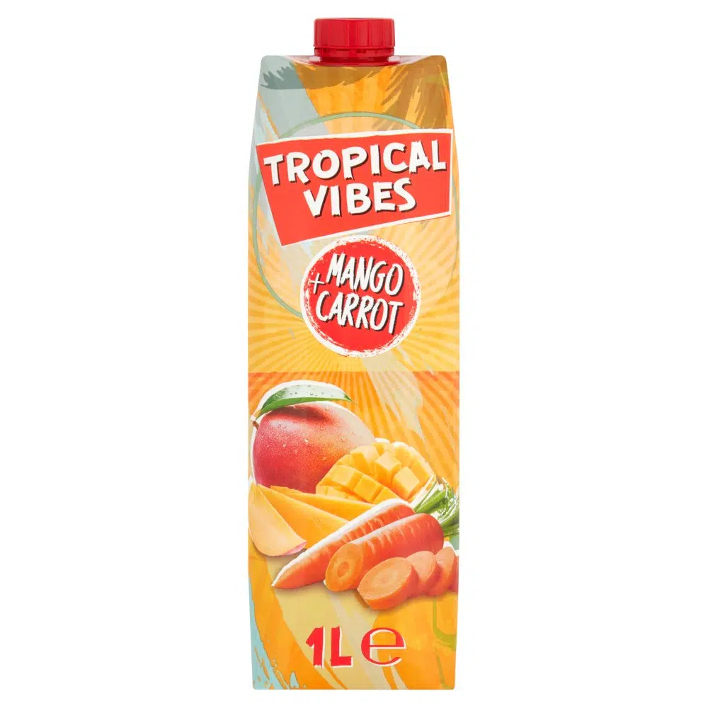 Tropical Vibes Mango Carrot 1ltr