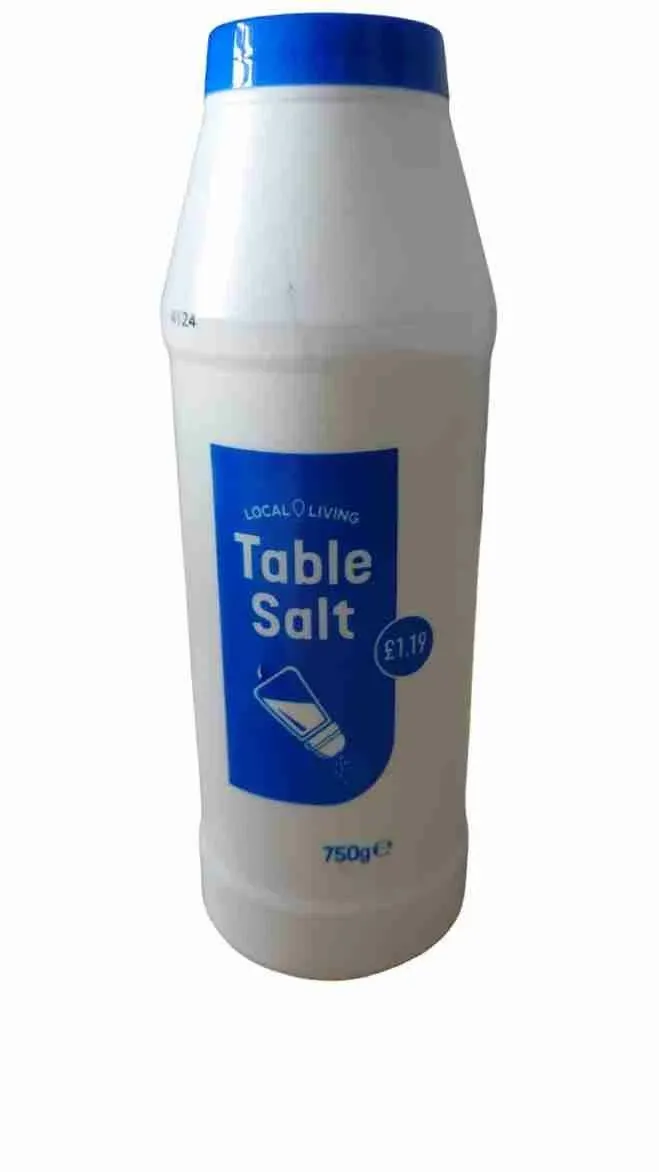 Local living table salt drum pmp £1.19