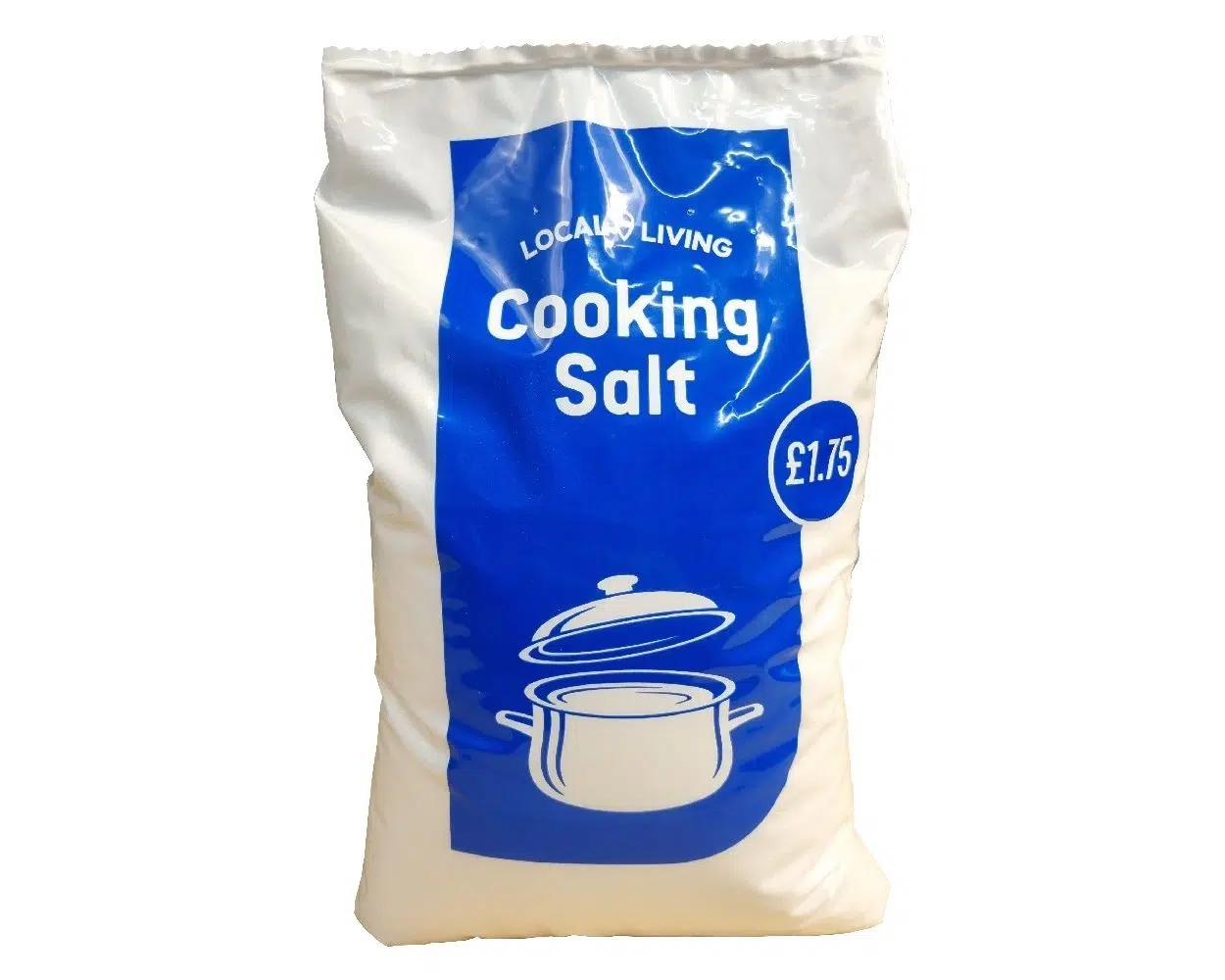 Local living cooking salt bags pm £1.75