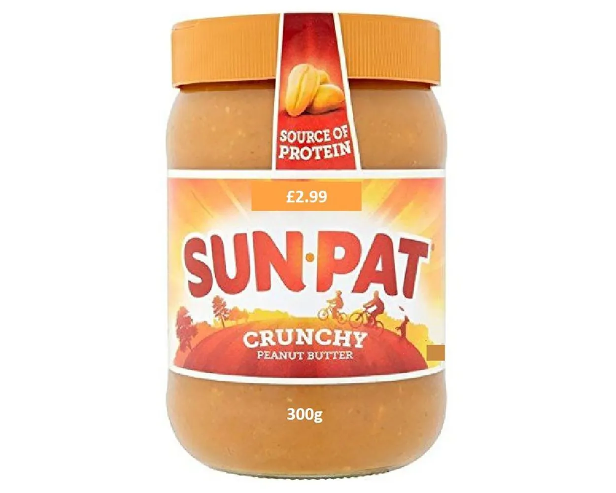 Sun pat peanut butter crunchy pm£2.99