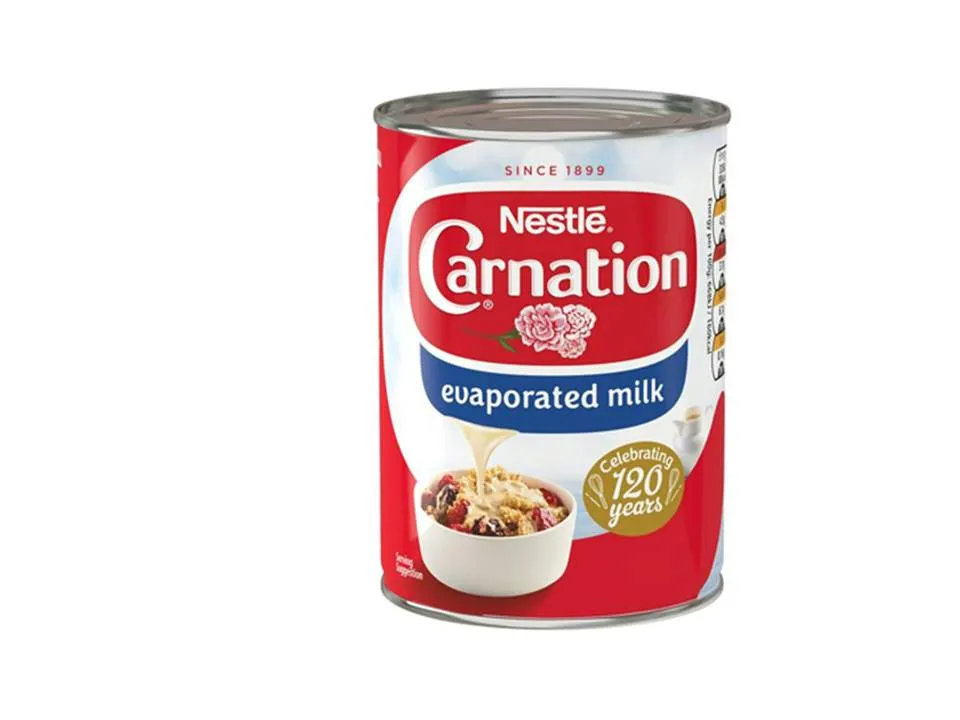 Nestle carnation evaporated milk pm£1.59