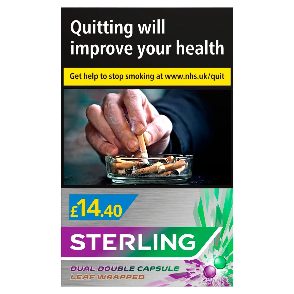 Sterling double capsule leaf wrapped £14.20