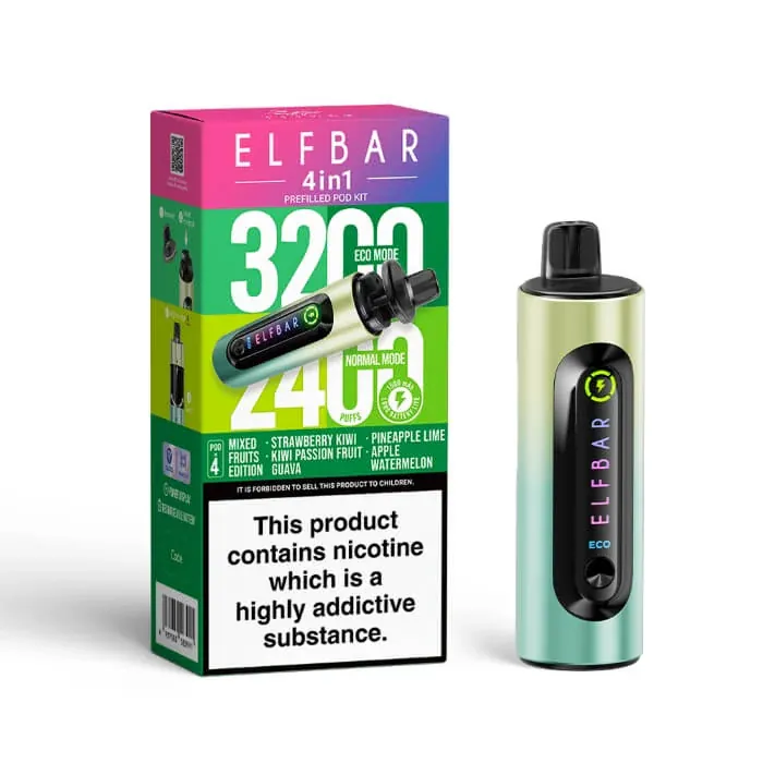 Elfbar 4 in 1 mixed fruits edition kit