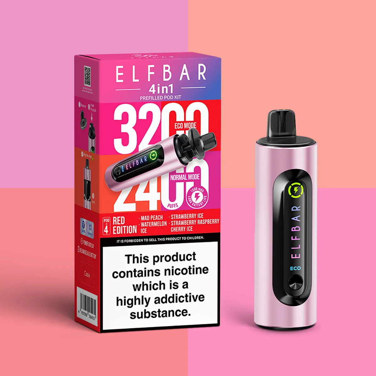 Elfbar 4 In 1 Red Edition Kit
