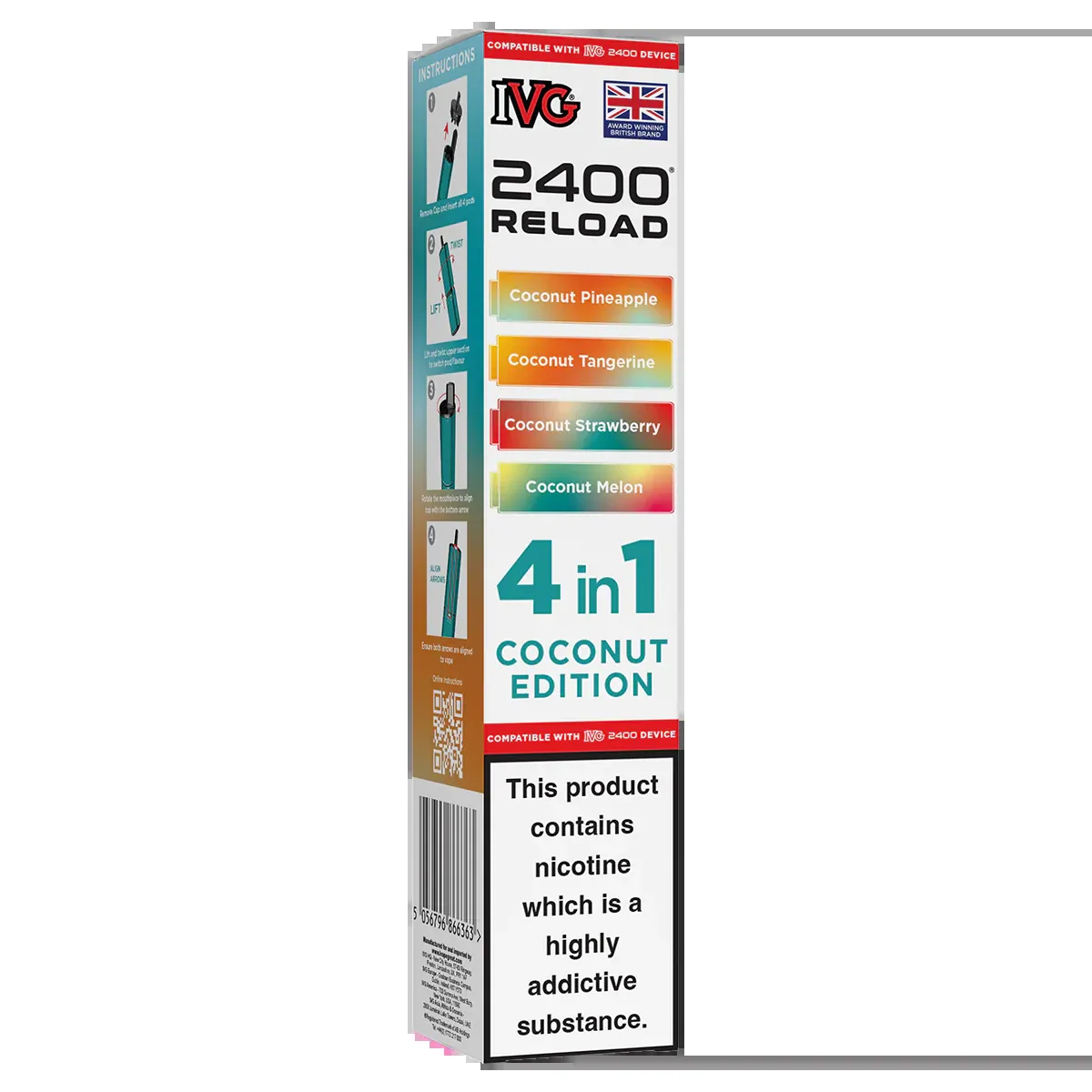 Ivg 2400 coconut edition kit