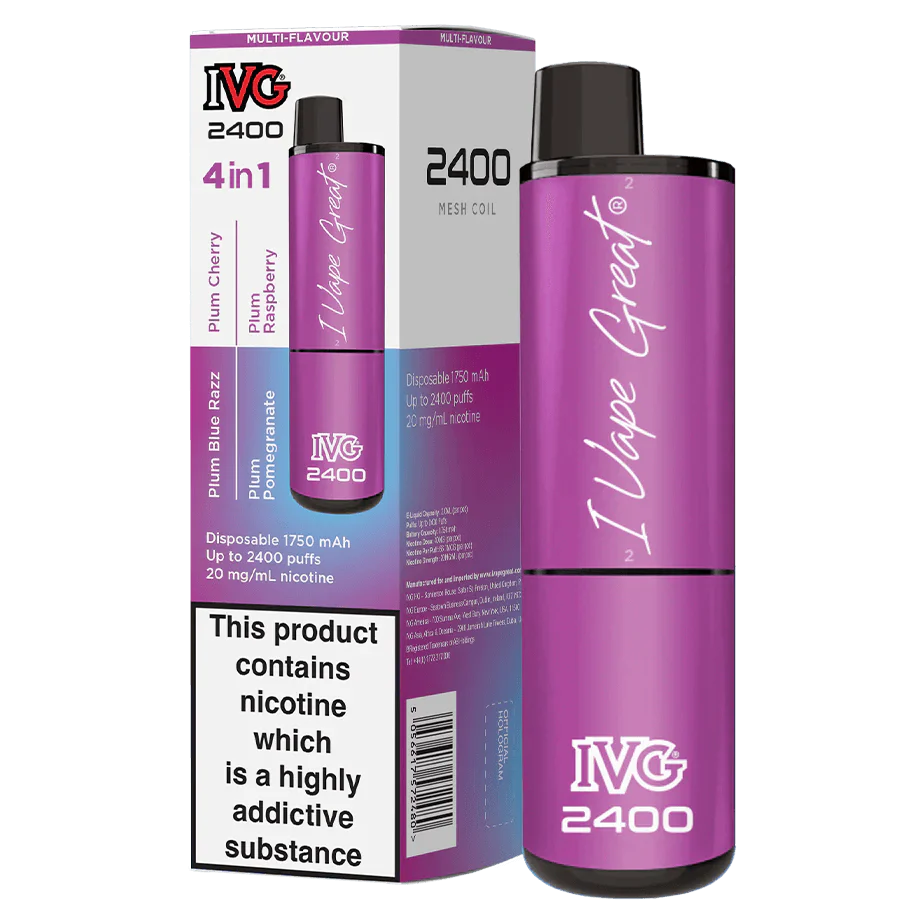 Ivg 2400 plum edition kit