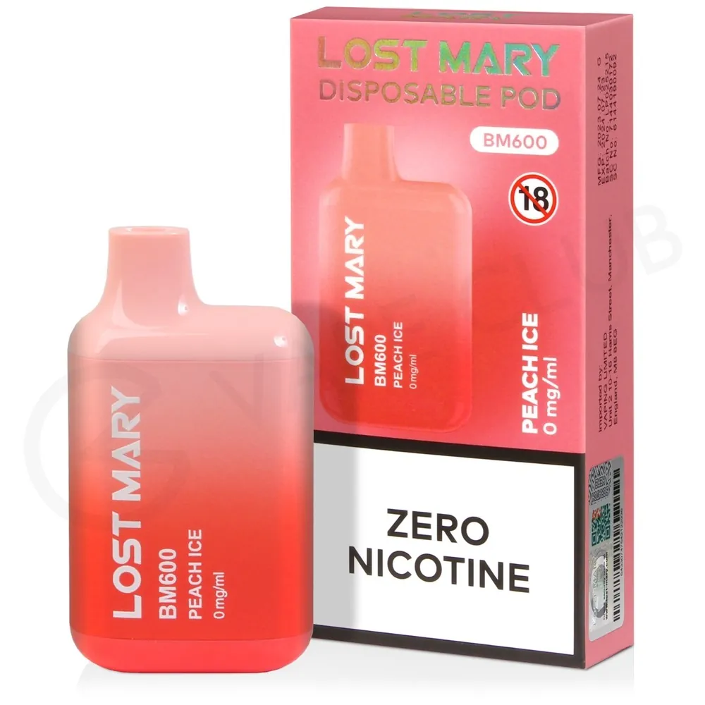 Lost mary bm600 peach ice pod