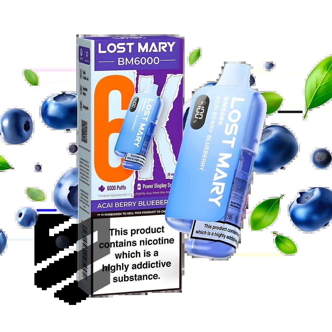 Lost Mary bm6000 Acai Berry Blueberry Kit
