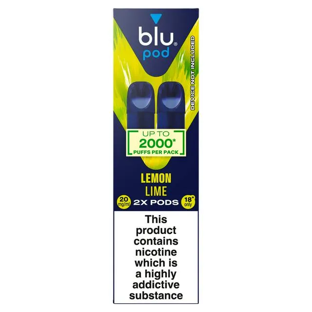 Blu bar lemon lime pods