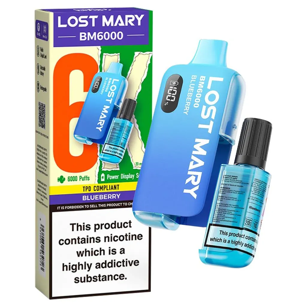 Lost Mary bm6000 Blueberry Pod