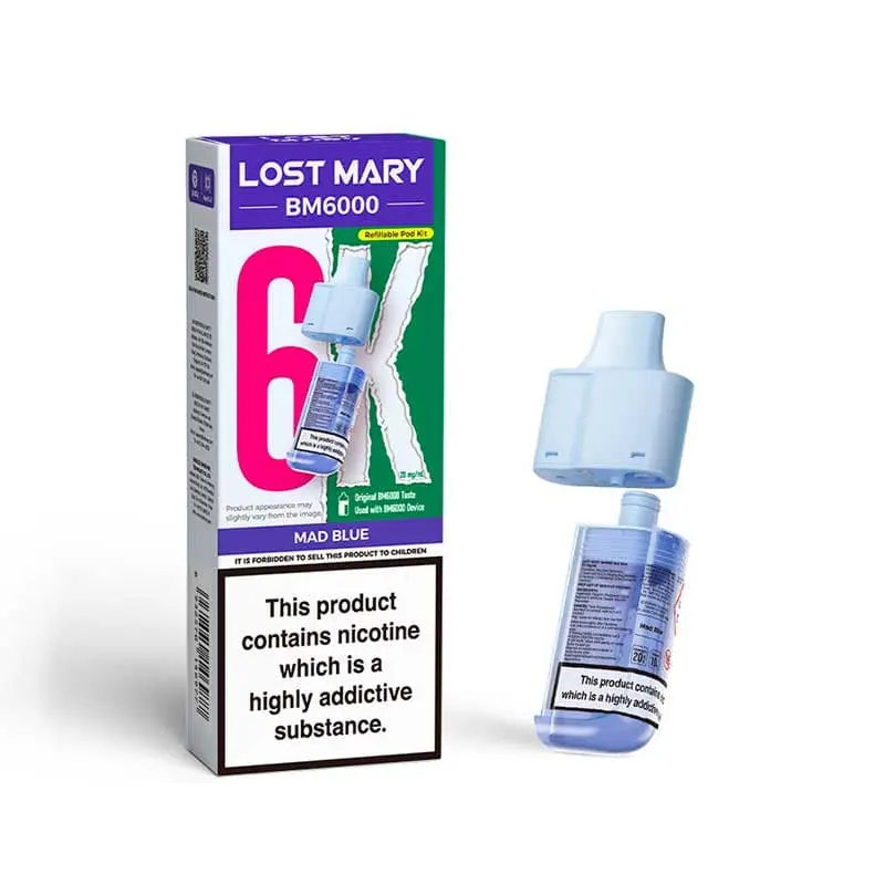 Lost mary bm6000 mad blue pod