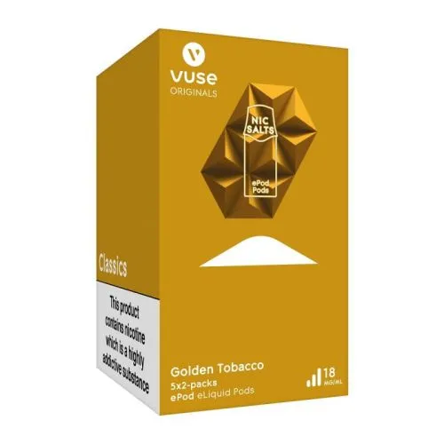 Vuse pro pods vpro golden tobacco