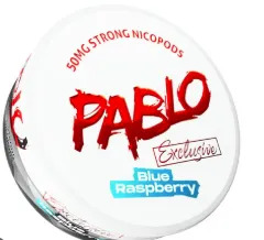 Pablo blue raspberry nicotin pouch