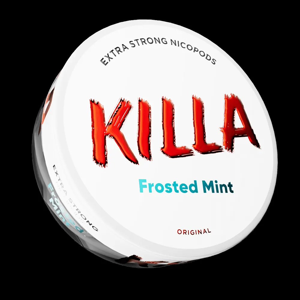 Killa frosted mint white pouch