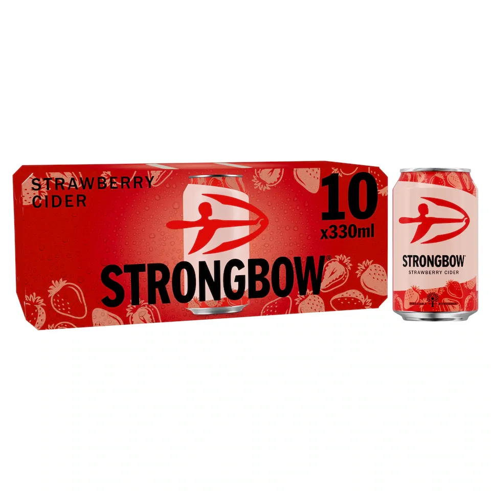 [905576] Strongbow Strawberry 10pk - 4%