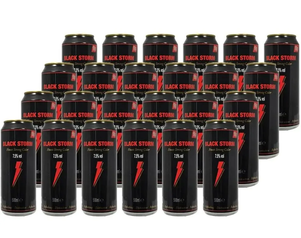 Black Storm Cider Can PM £1.29