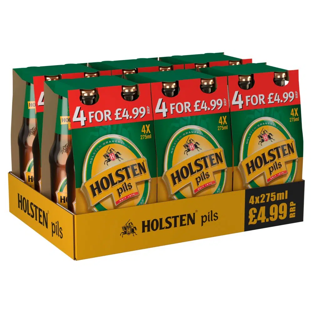Holsten Pils 4x275ml PM £4.99