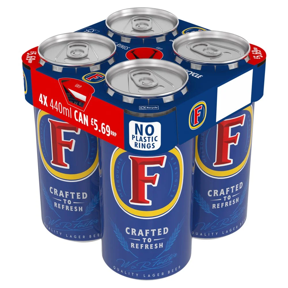 Fosters 4pack PM £5.69