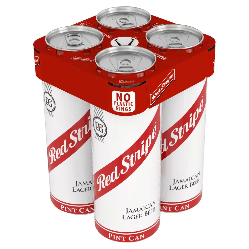 Red stripe lager pint 6x4x568ml