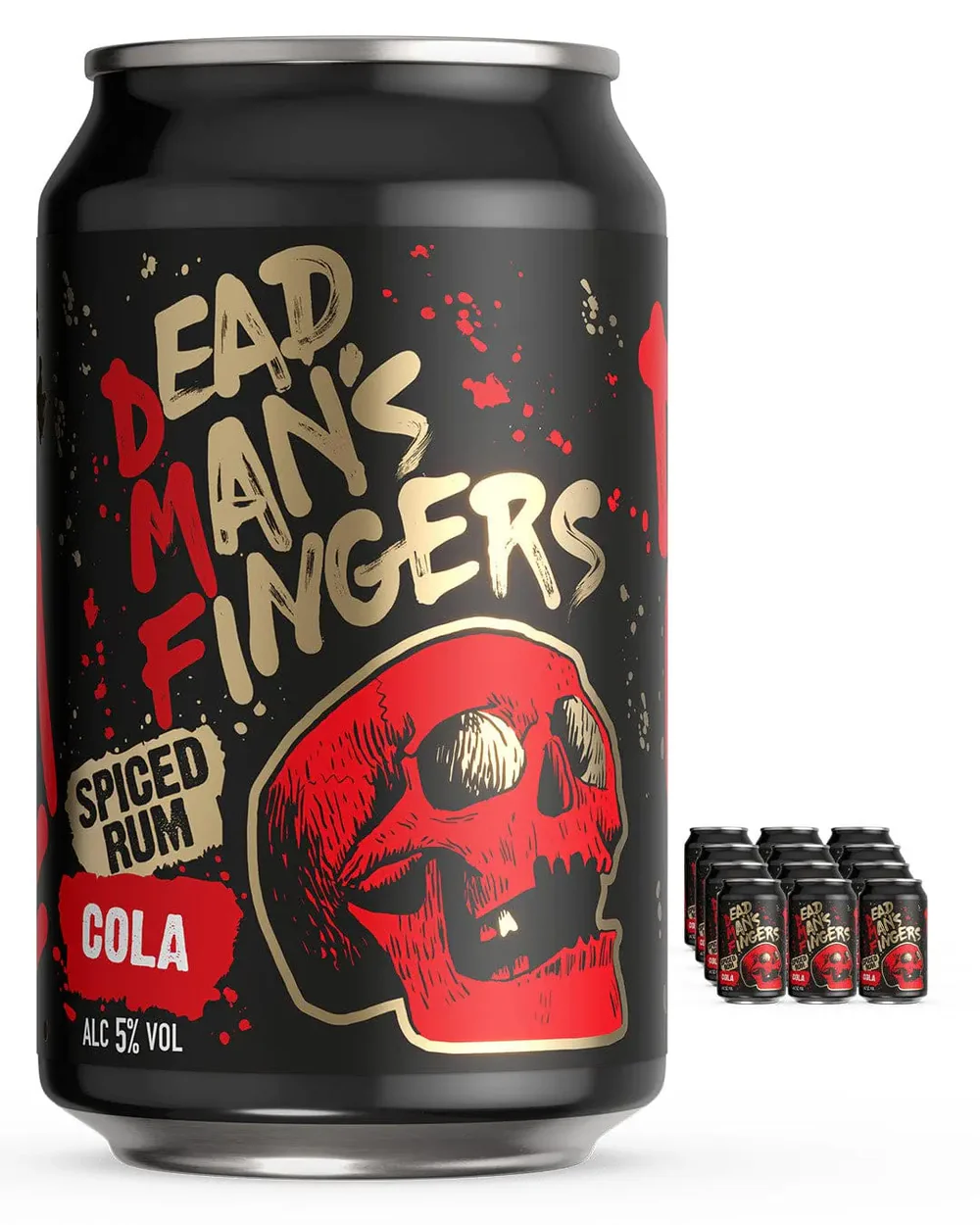 Dead mans fingers spiced rum with cola
