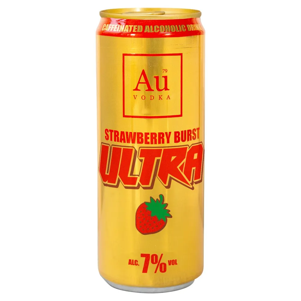 Au vodka ultra strawberry