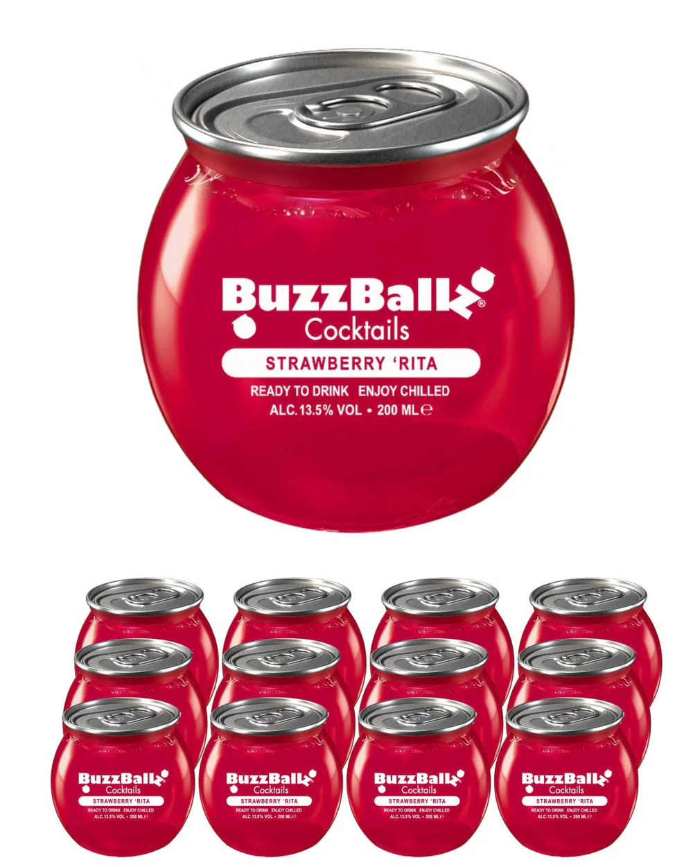 Buzz Balls Cocktails Strawerry Rita